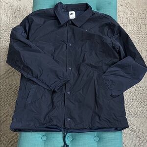 Nike Navy Blue Windbreaker Jacket size M